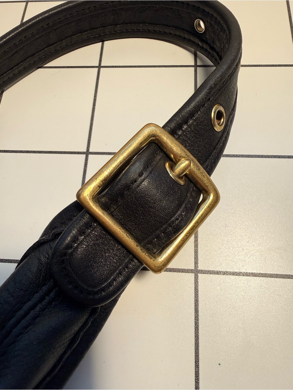 Vintage Coach 9058 Legacy Hobo zip purse black leather - Picture 11 of 11